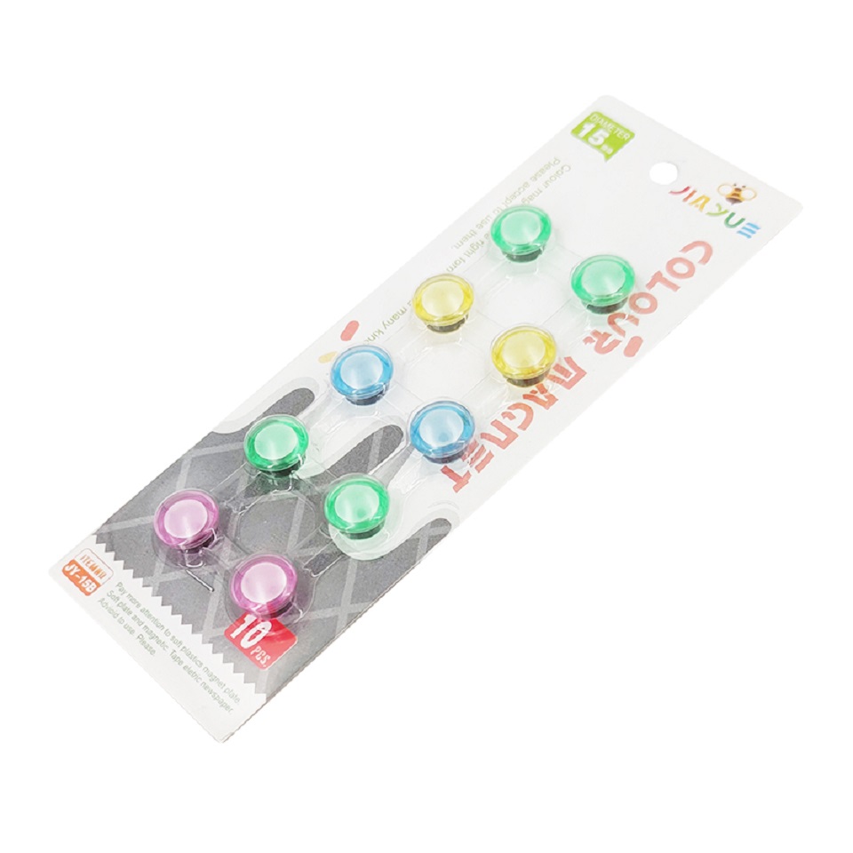 Why are the mushroom shaped transparent magnets produced in the same batch different in magnetic force?