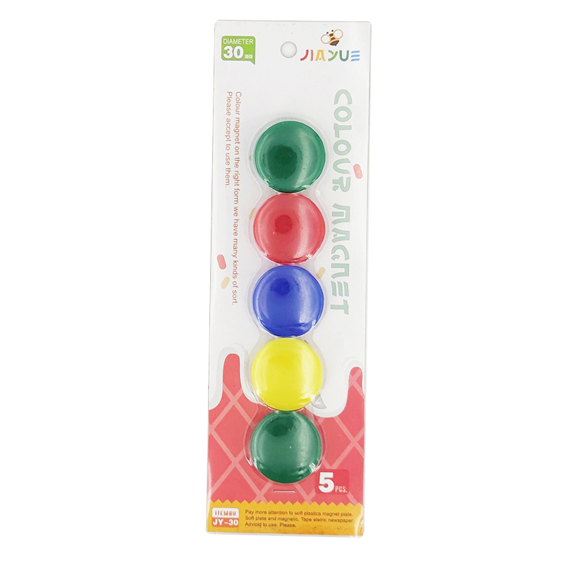 30mm Round Solid Color Magnet