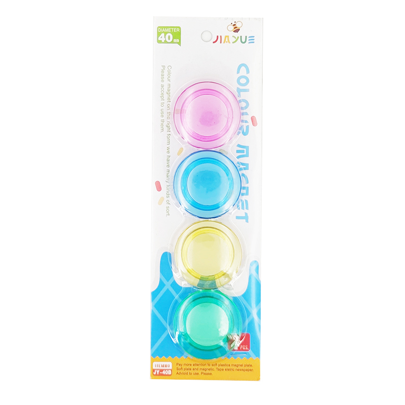 40mm round transparent magnet