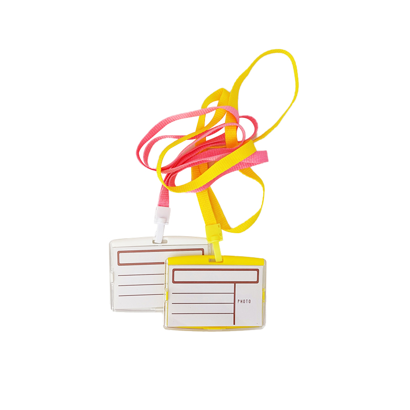 Clear Name Badge With Lanyard